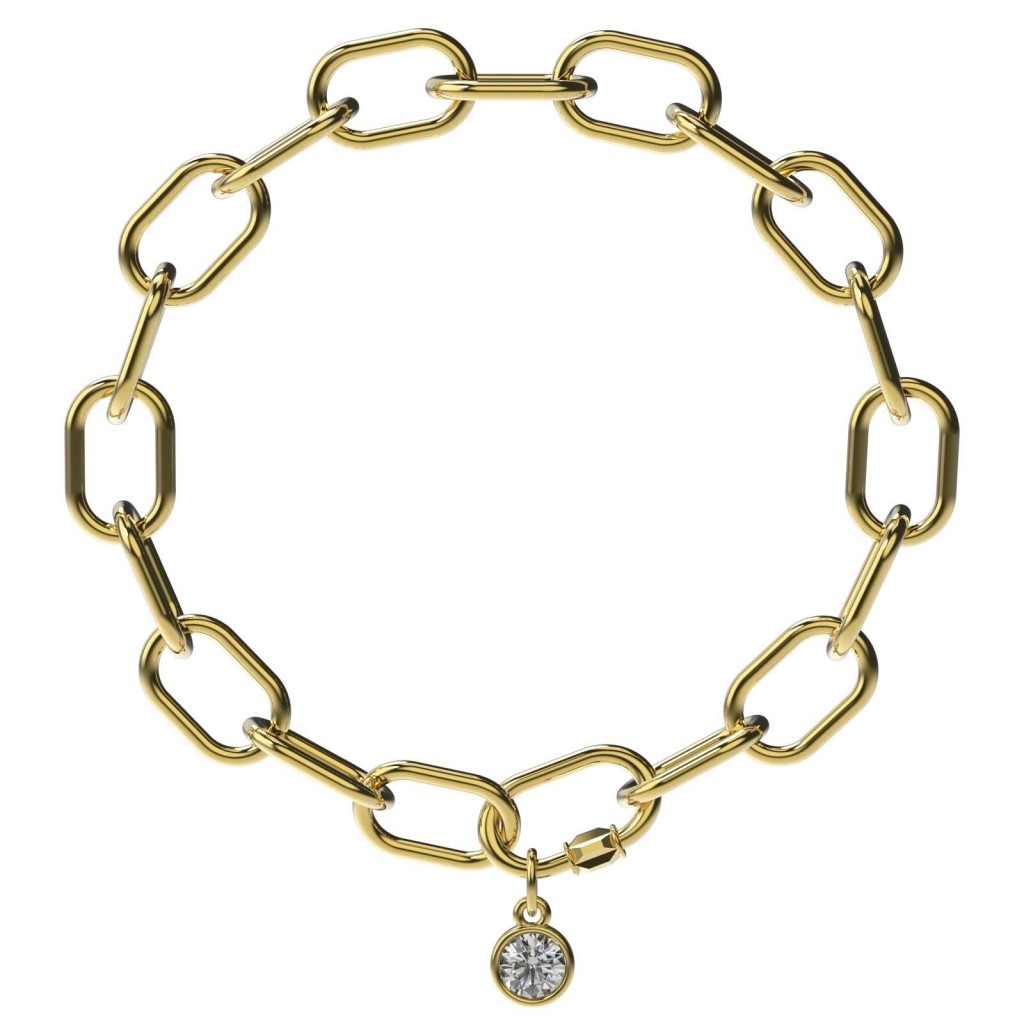 Collier chaîne PAOZ Or jaune 18k (750/1000). - DFLY Paris